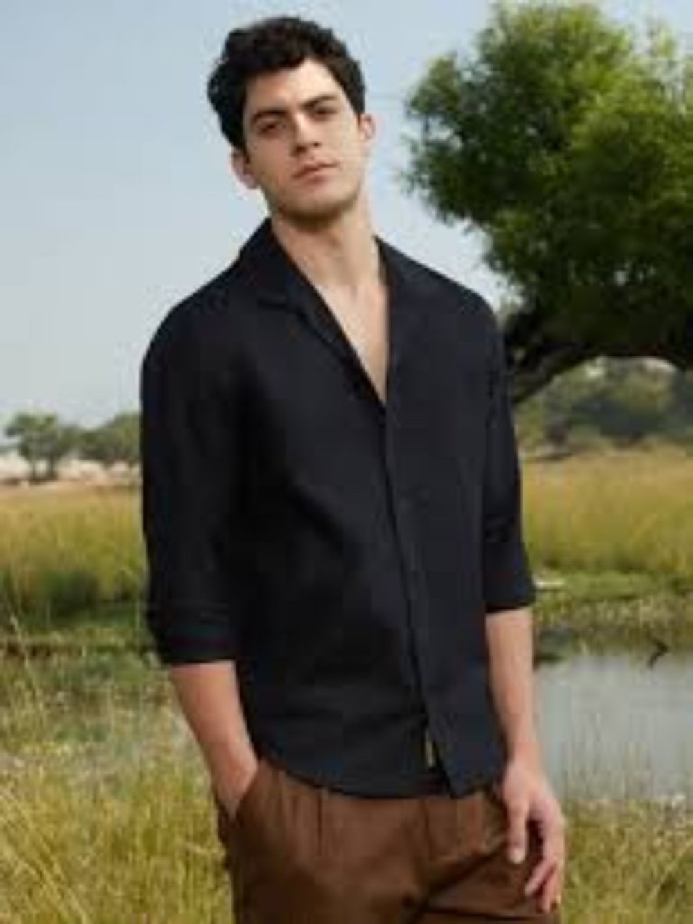 black shirt